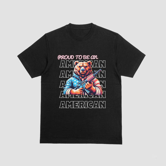 T - Shirt - Proud to be an American